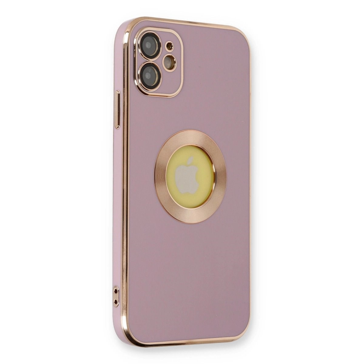 İphone 12 Kılıf Store Silikon - Mor