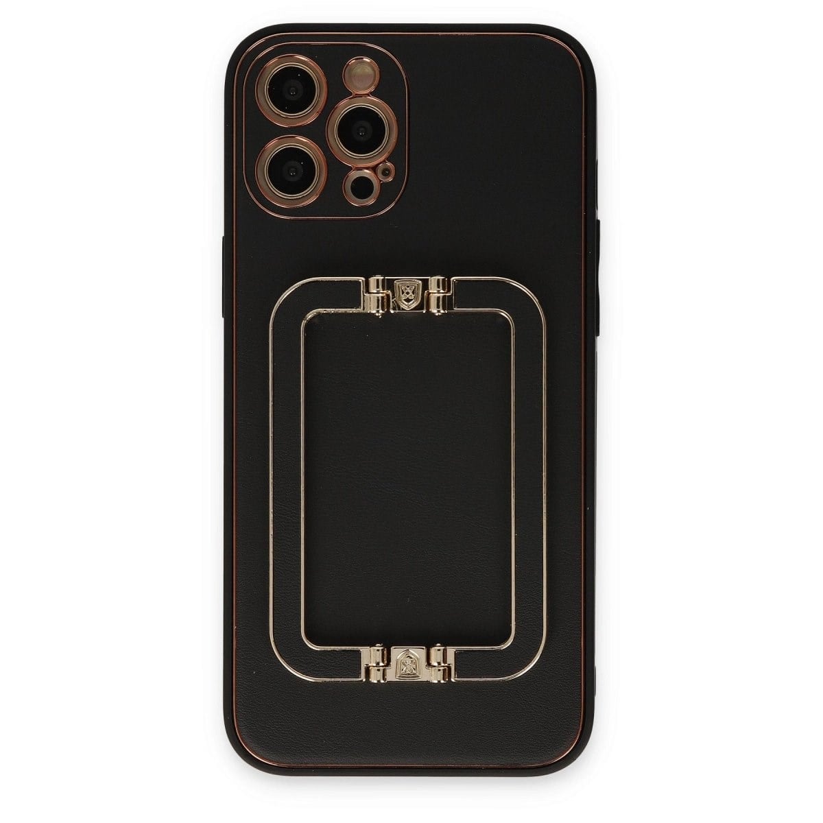 İphone 12 Pro Kılıf Coco Elit Kapak - Siyah