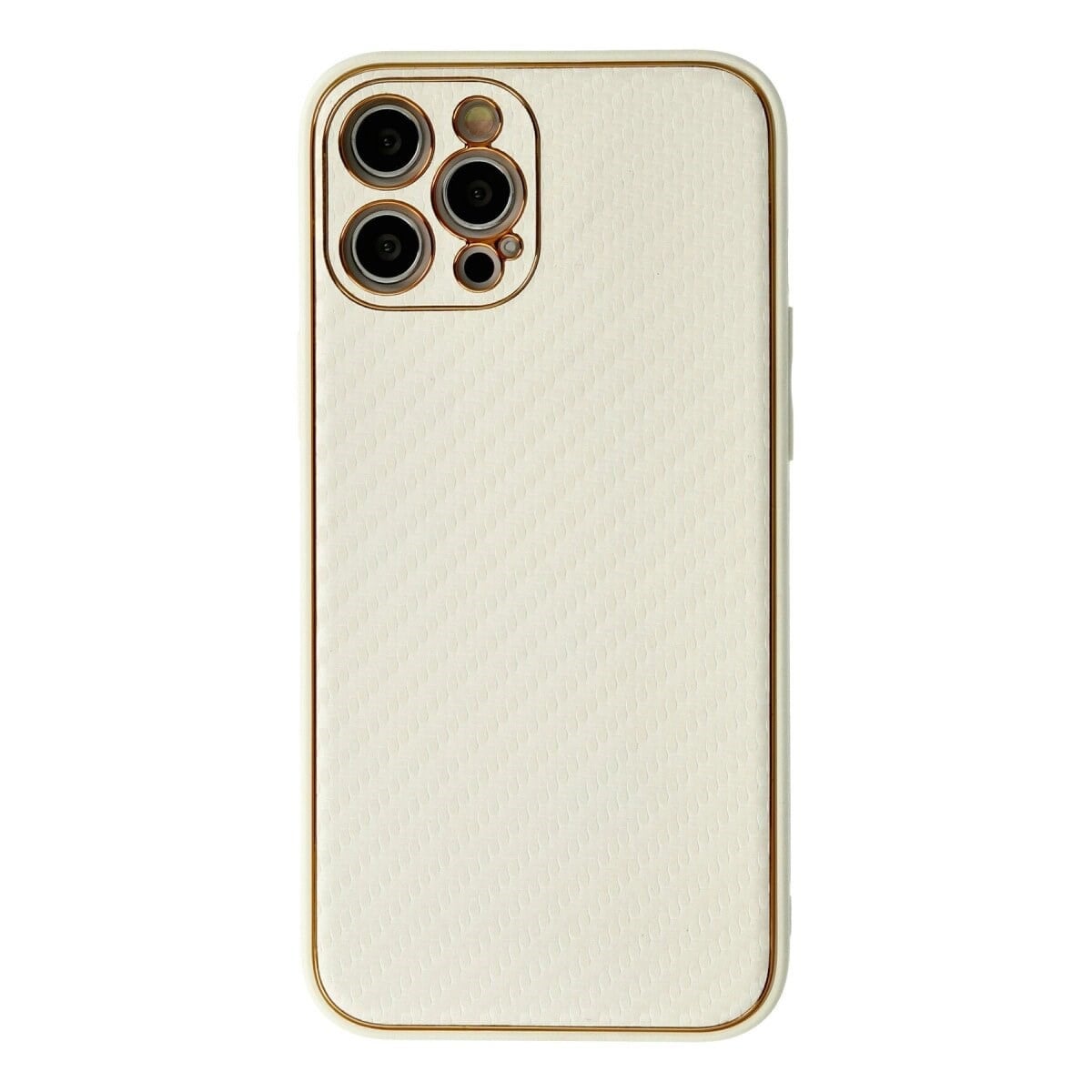 İphone 12 Pro Kılıf Coco Karbon Silikon - Beyaz