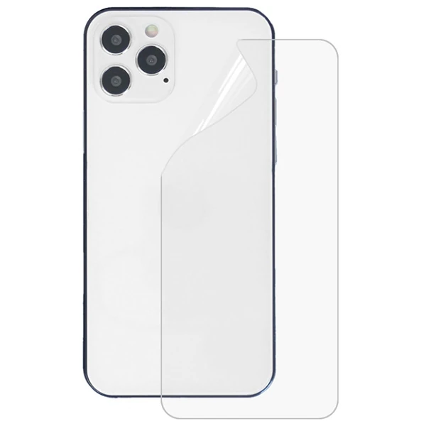 İPhone 12 Pro Max 6.7 Membran Nano Hidrojel Film Arka Koruyucu hayalet Arka Koruyucu-(1903)