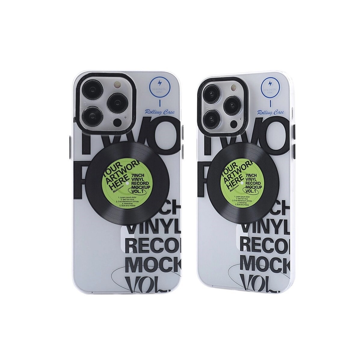 İphone 12 Pro Max Kılıf Apollo Magneticsafe Desenli Kapak - Apollo Şeffaf - 5