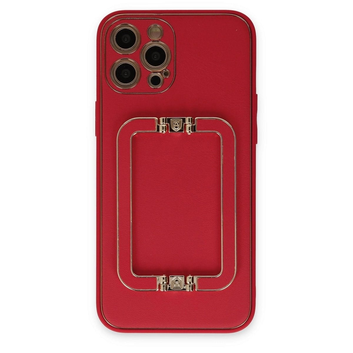 İphone 12 Pro Max Kılıf Coco Elit Kapak - Kırmızı