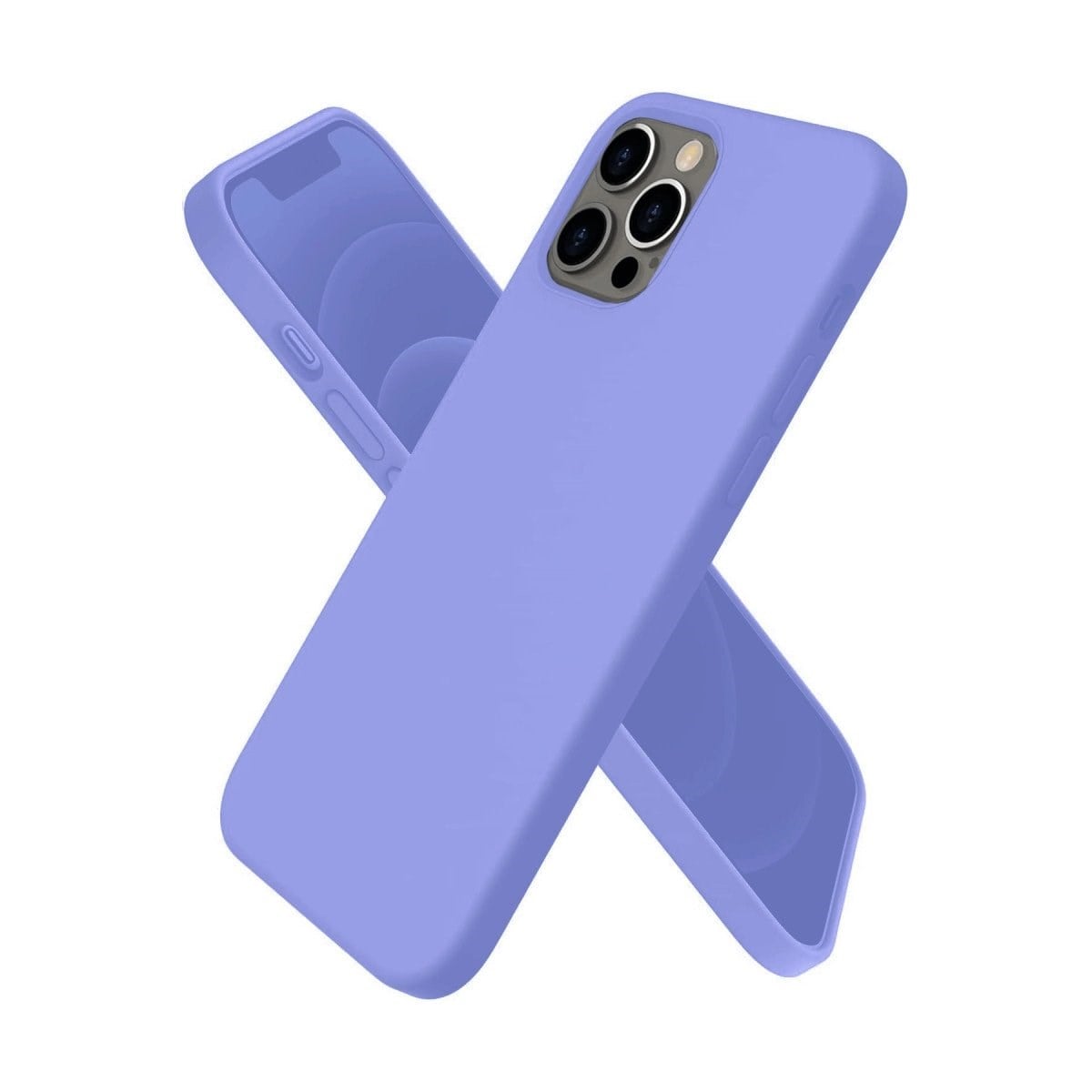 İphone 12 Pro Max Kılıf First Silikon - Mor