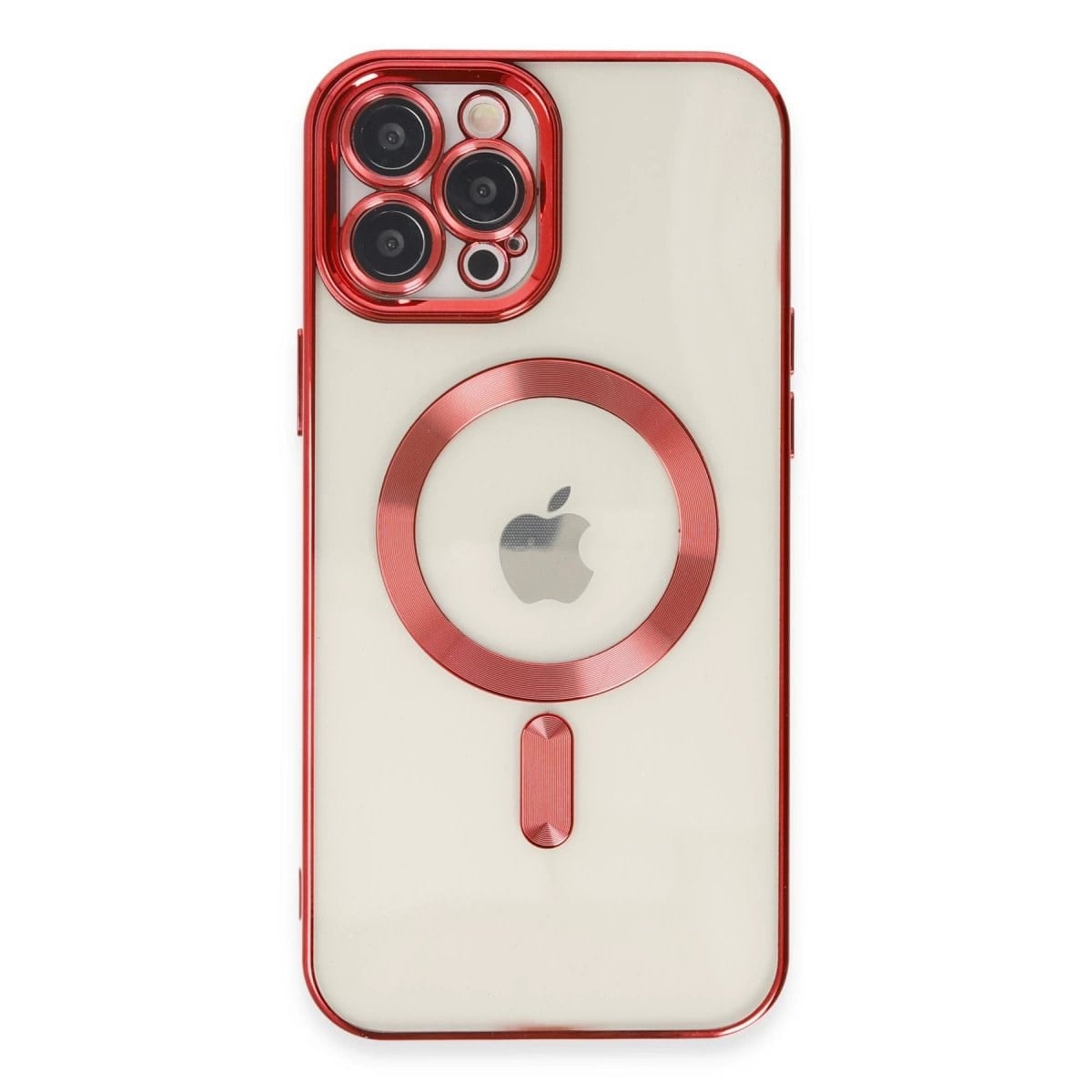 İphone 12 Pro Max Kılıf Kross Magneticsafe Kapak - Kırmızı