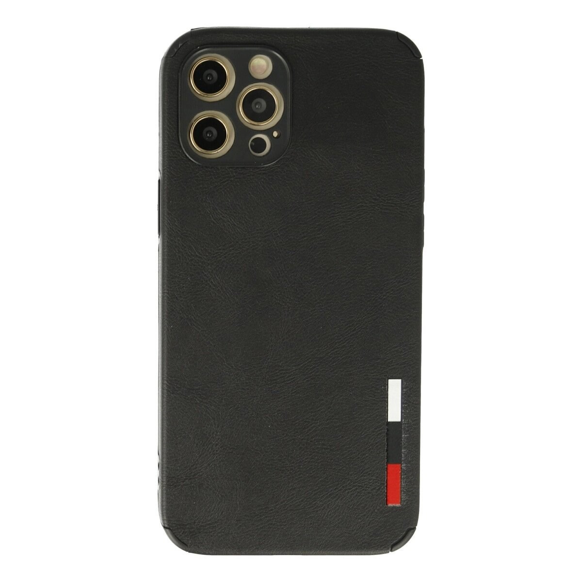 İphone 12 Pro Max Kılıf Loop Deri Silikon - Siyah