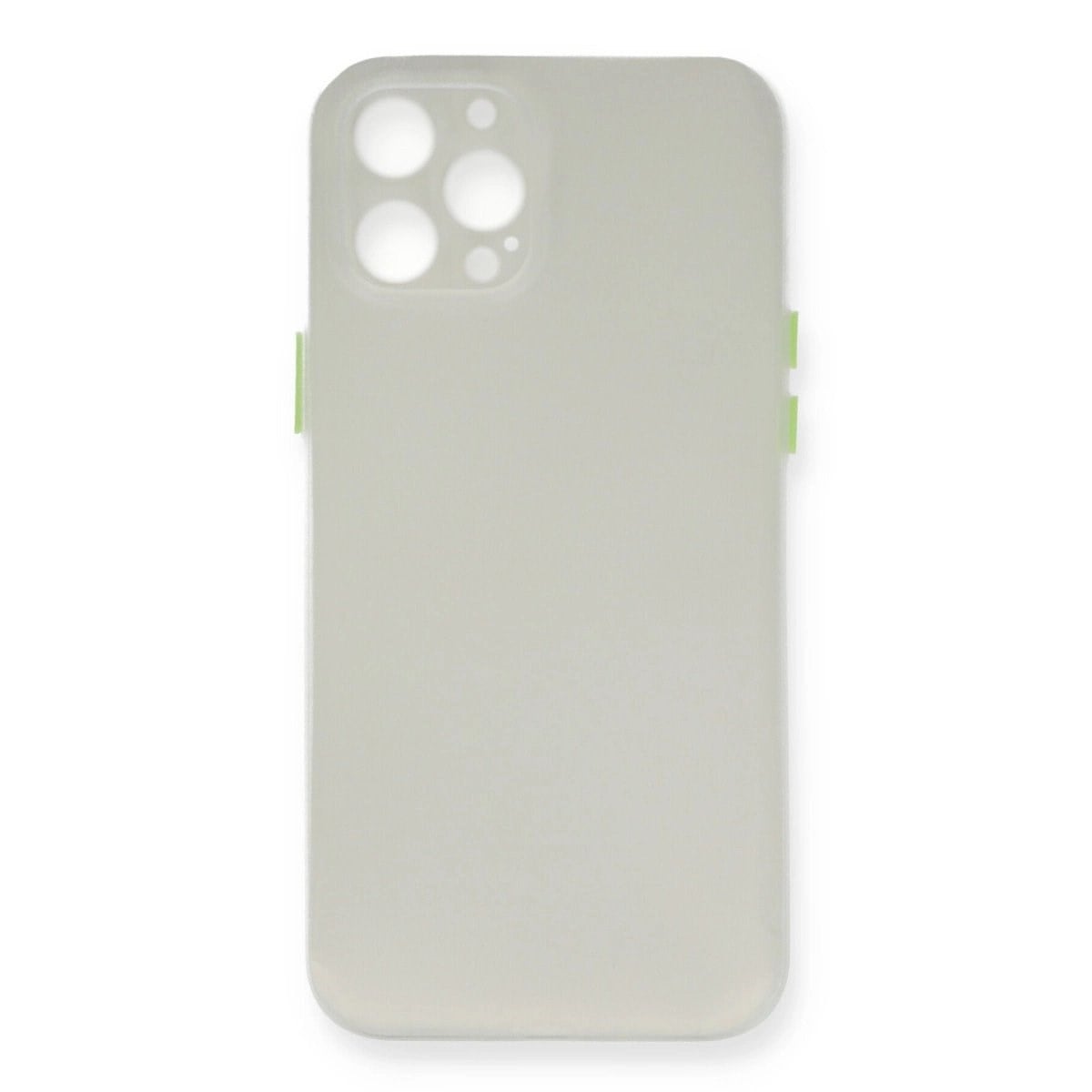 İphone 12 Pro Max Kılıf Pp Ultra İnce Kapak - Beyaz