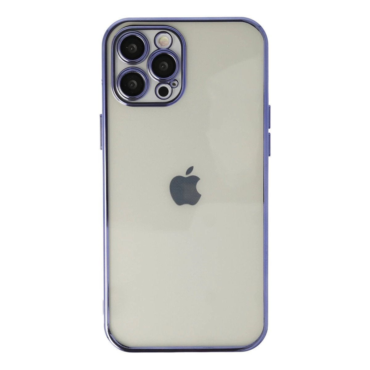 İphone 12 Pro Max Kılıf Razer Lensli Silikon - Mor