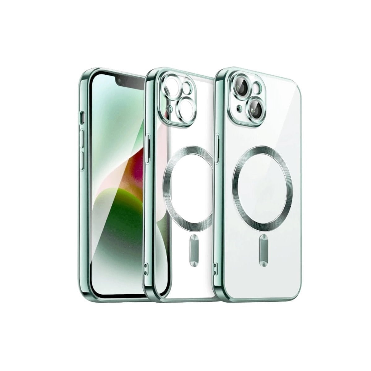 İphone 13 Kılıf Kross Magneticsafe Kapak - Koyu Yeşil