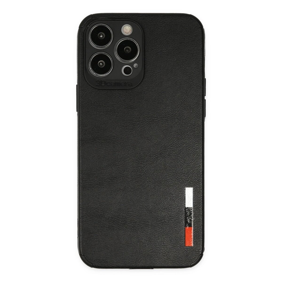 İphone 13 Pro Kılıf Loop Deri Silikon - Siyah