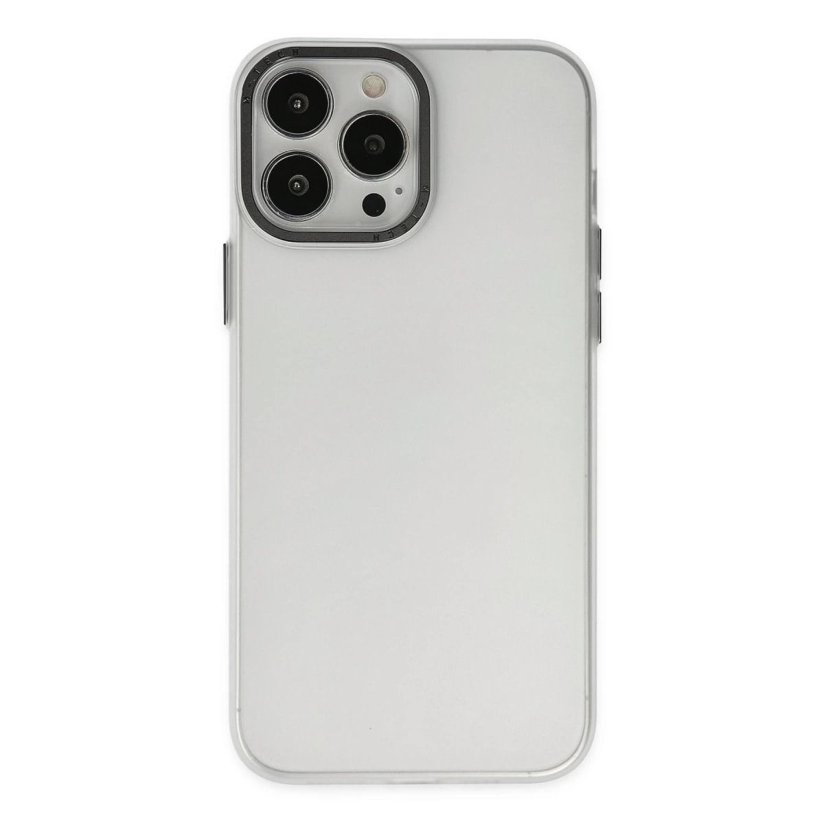 İphone 13 Pro Max Kılıf Modos Metal Kapak - Şeffaf