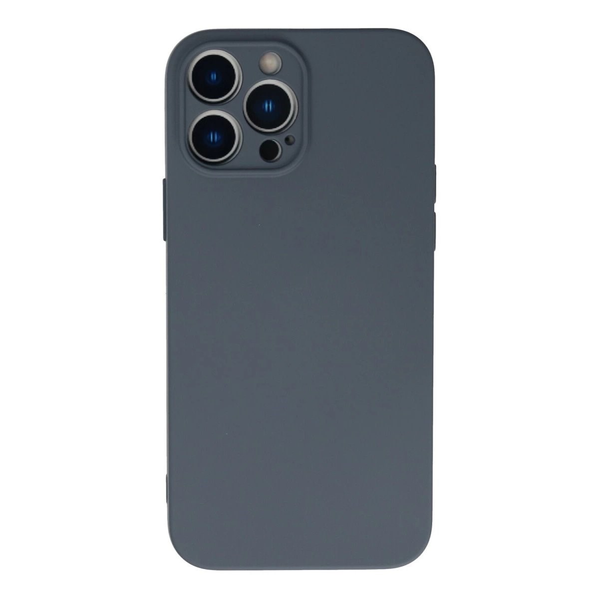 İphone 13 Pro Max Kılıf Nano İçi Kadife Silikon - Gri