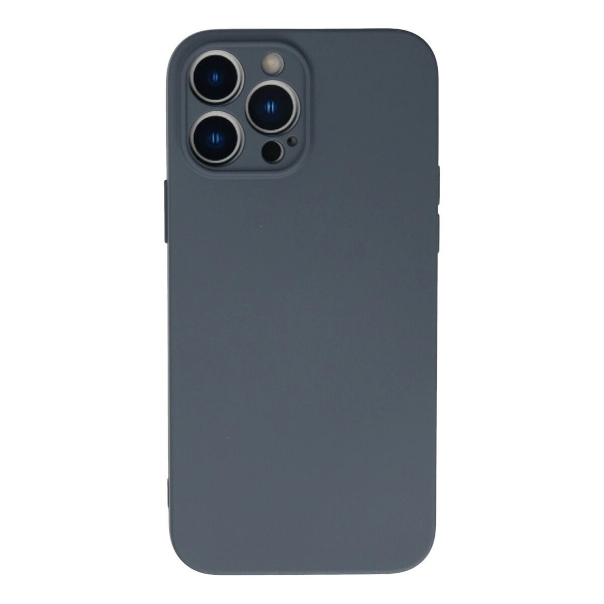 İphone 13 Pro Max Kılıf Nano İçi Kadife Silikon - Gri