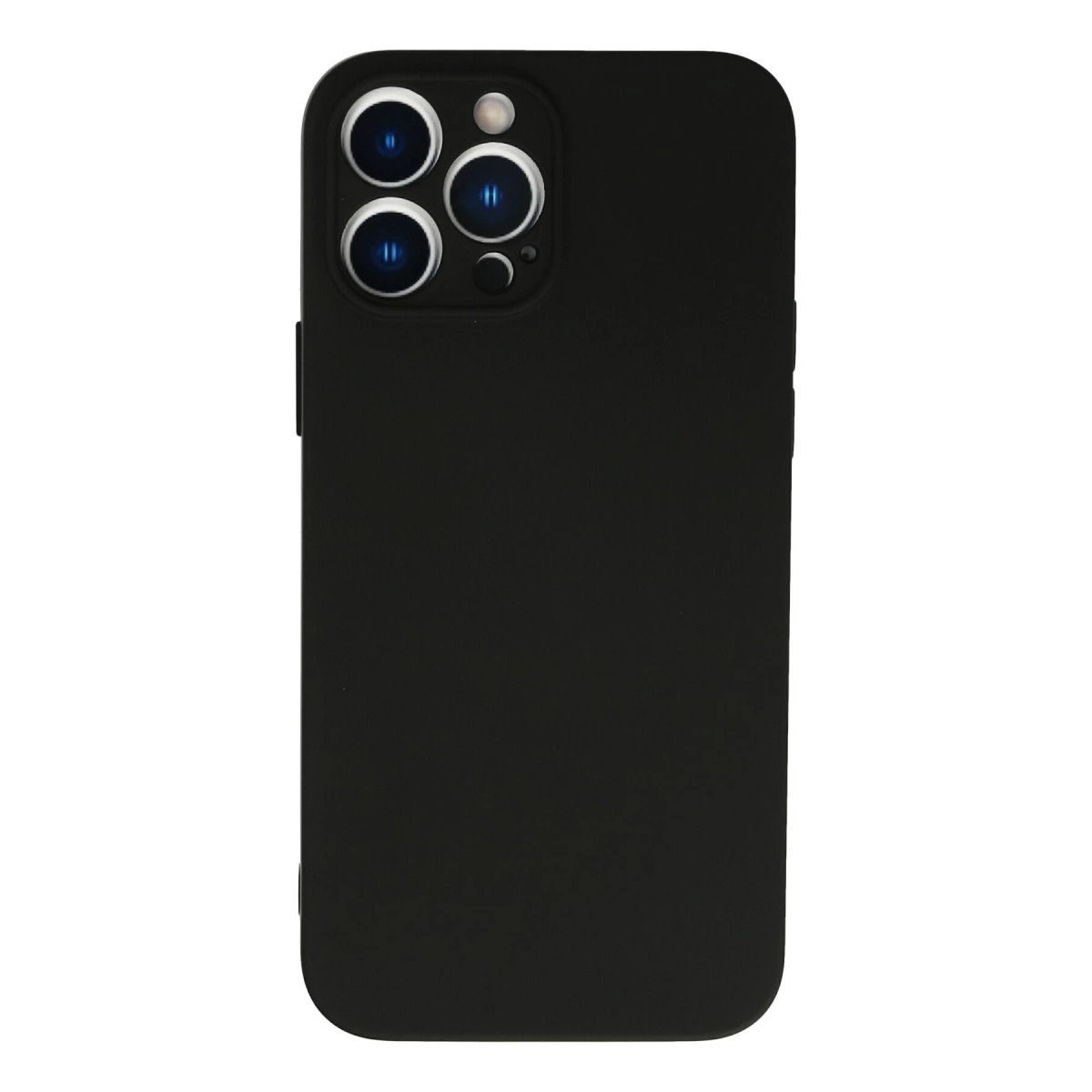 İphone 13 Pro Max Kılıf Nano İçi Kadife Silikon - Siyah