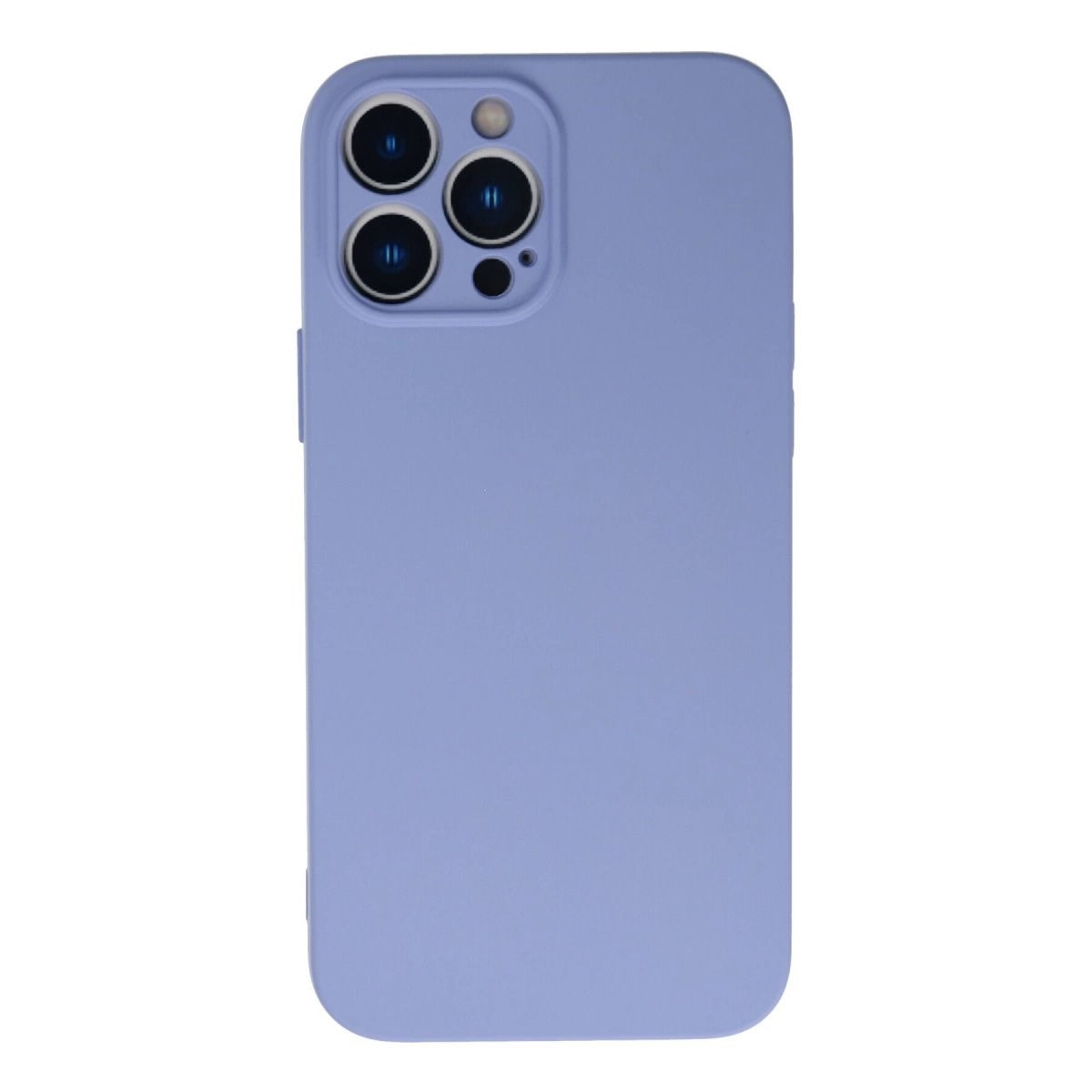 İphone 13 Pro Max Kılıf Nano İçi Kadife Silikon - Lila