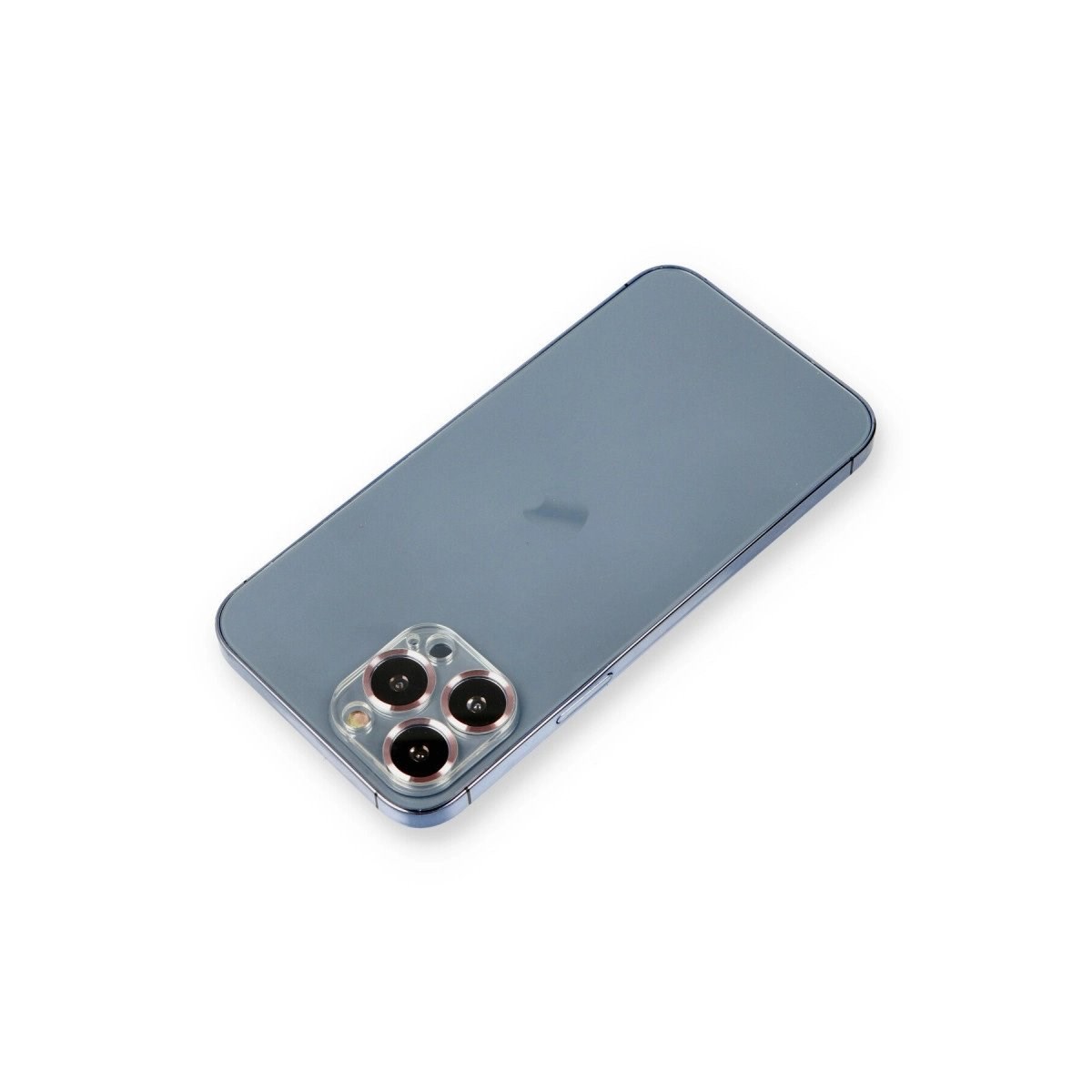 İphone 13 Pro Max Metal Kamera Lens Koruma Cam - Mor