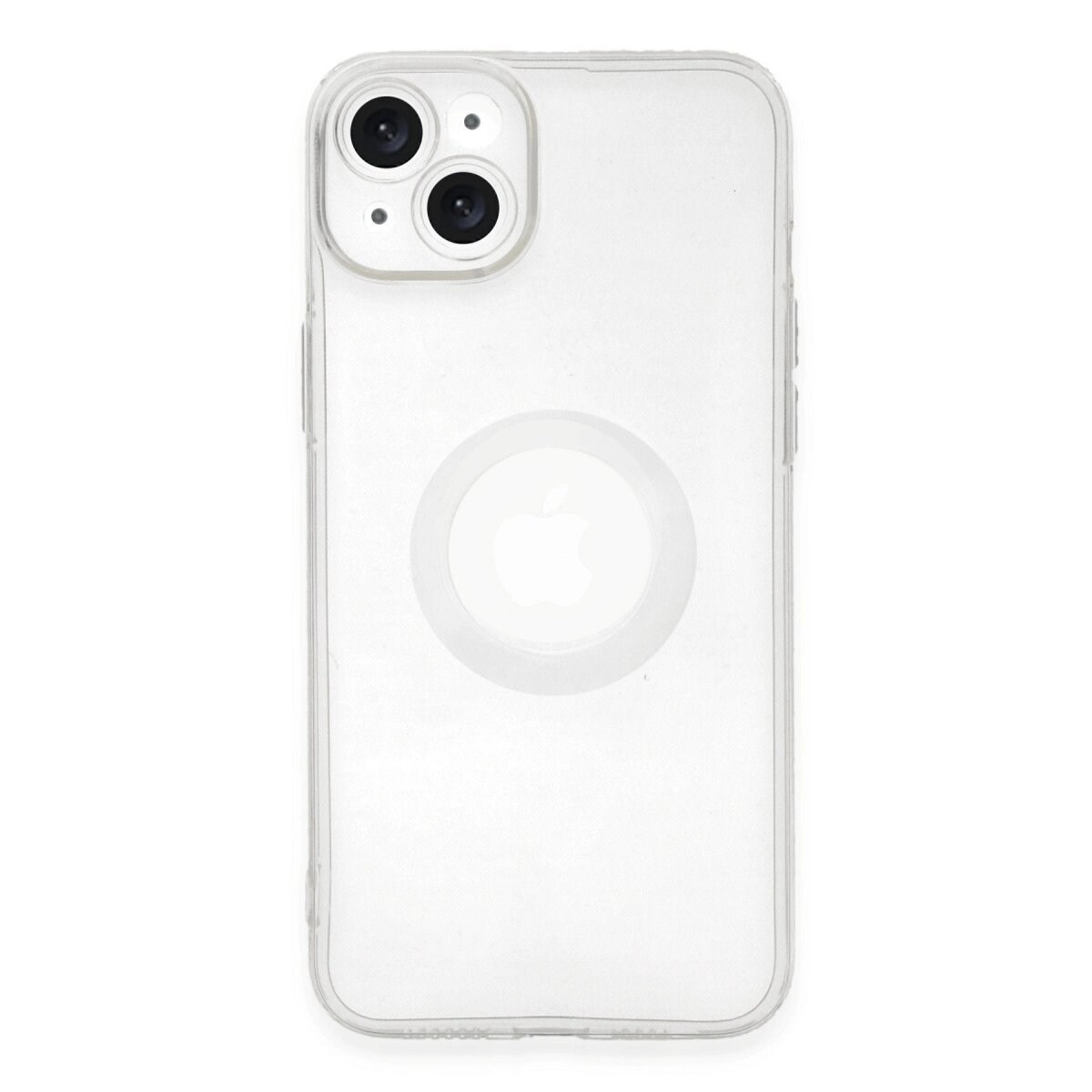 İphone 14 Plus Kılıf Santa Lens Silikon - Şeffaf