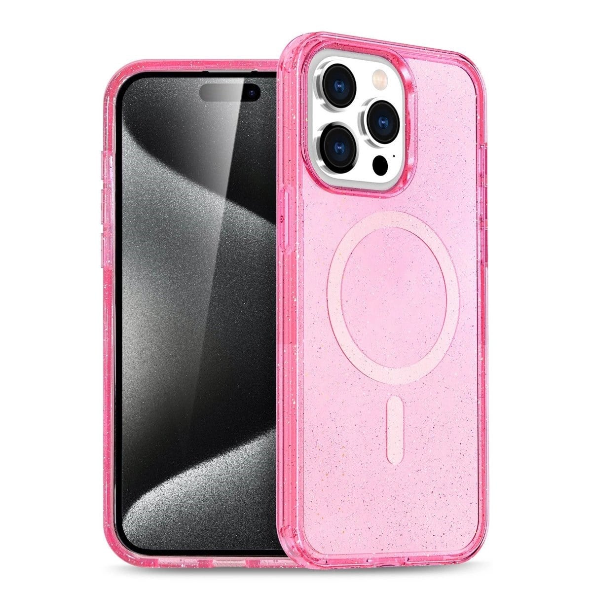 İphone 14 Pro Kılıf  Magsafe Kapak - Pembe