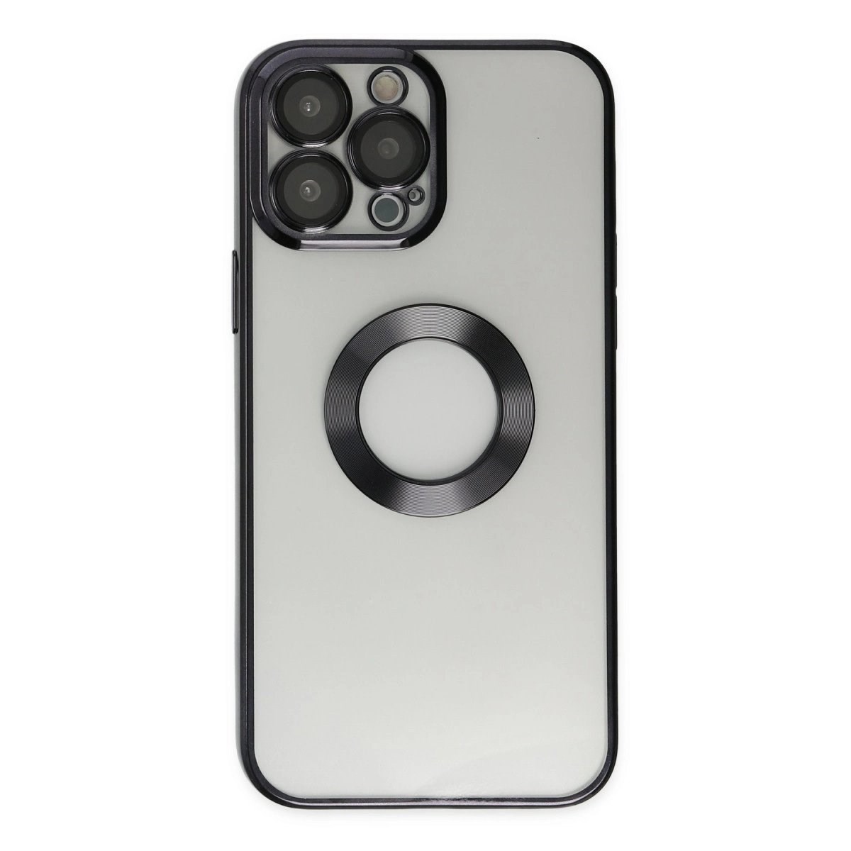 İphone 14 Pro Kılıf Slot Silikon - Siyah