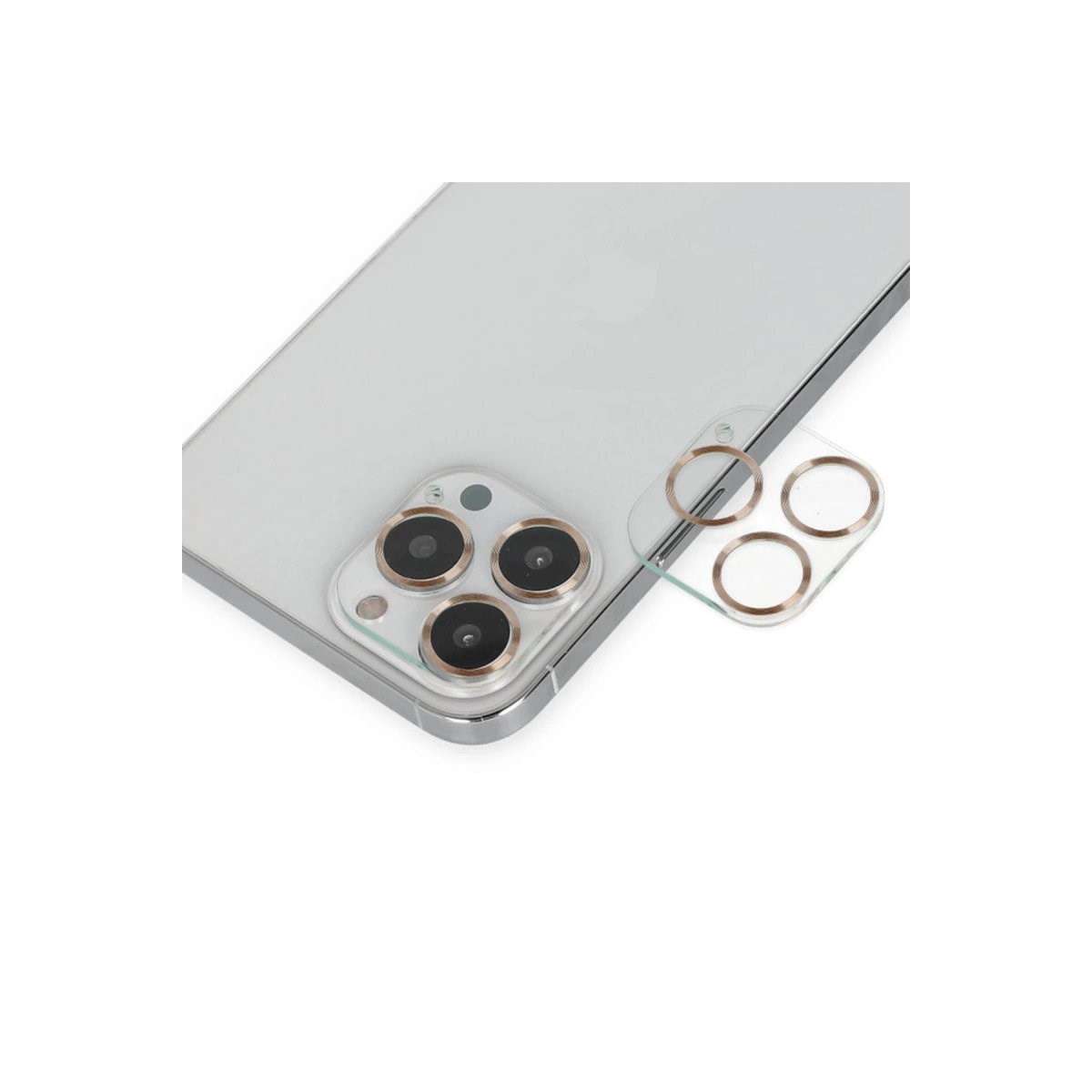İphone 14 Pro Max Band Metal Kamera Lens - Gold