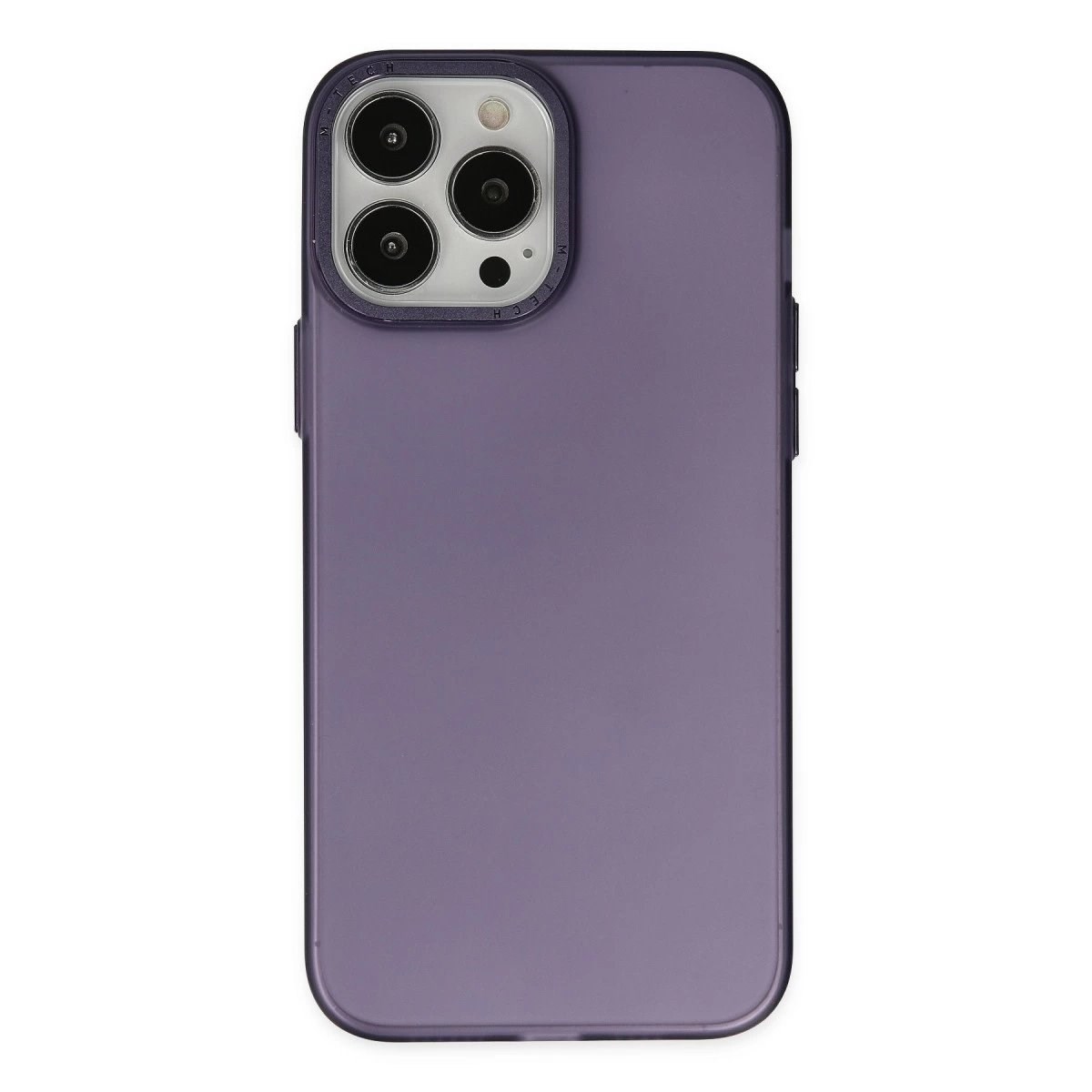 İphone 14 Pro Max Kılıf Modos Metal Kapak - Mor