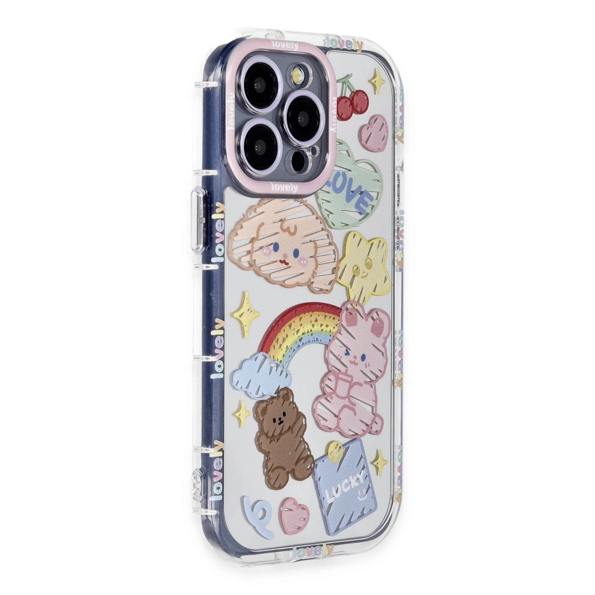İphone 14 Pro Max Kılıf Reflexion Desenli Kapak - Desen 4