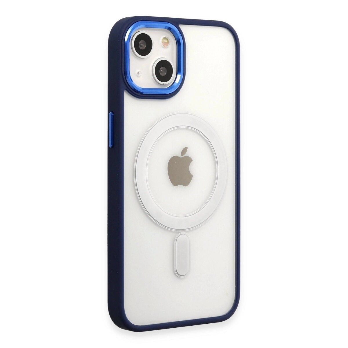 İphone 15 Pro Kılıf Room Magneticsafe Silikon - Lacivert