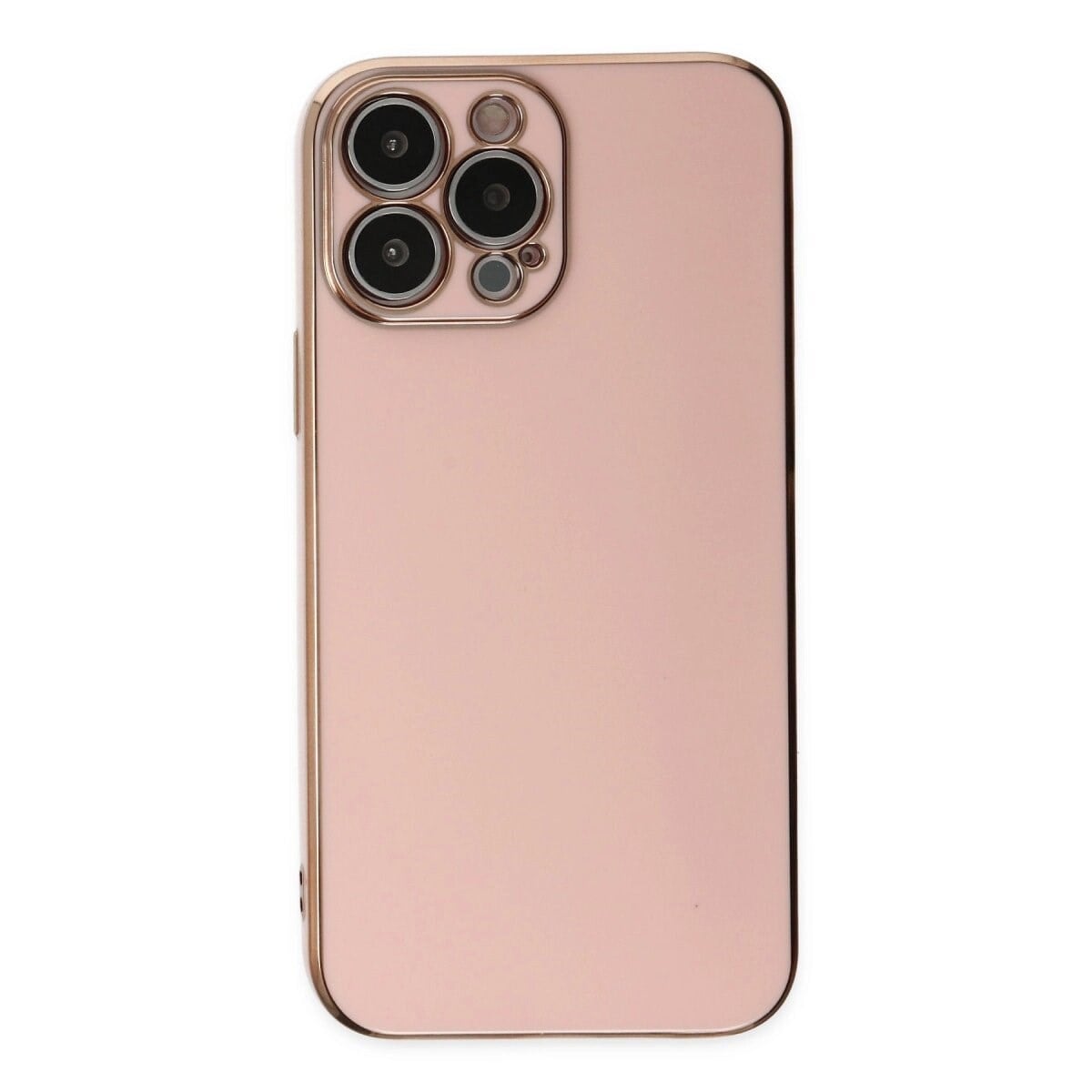 İphone 15 Pro Max Kılıf Volet Silikon - Pembe
