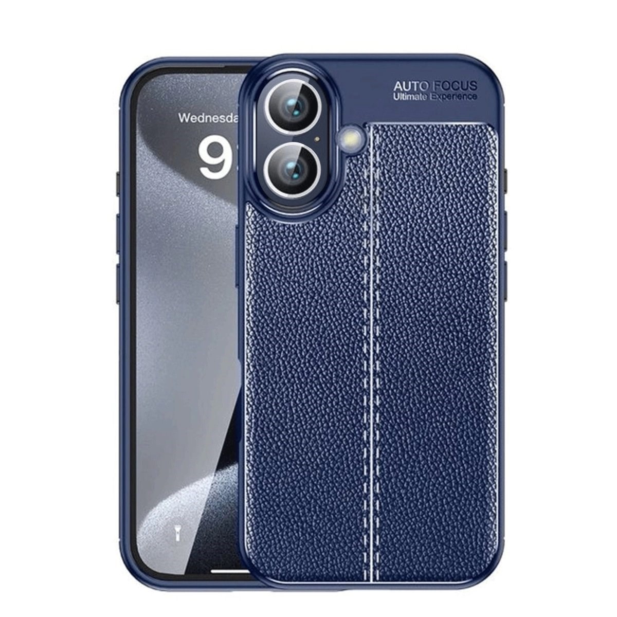 İphone 16 Kılıf Auto Focus Kapak - Lacivert