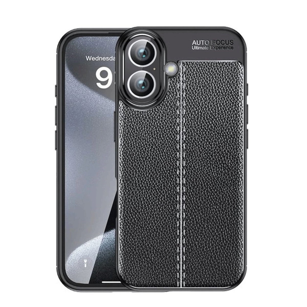 İphone 16 Kılıf Auto Focus Kapak - Siyah