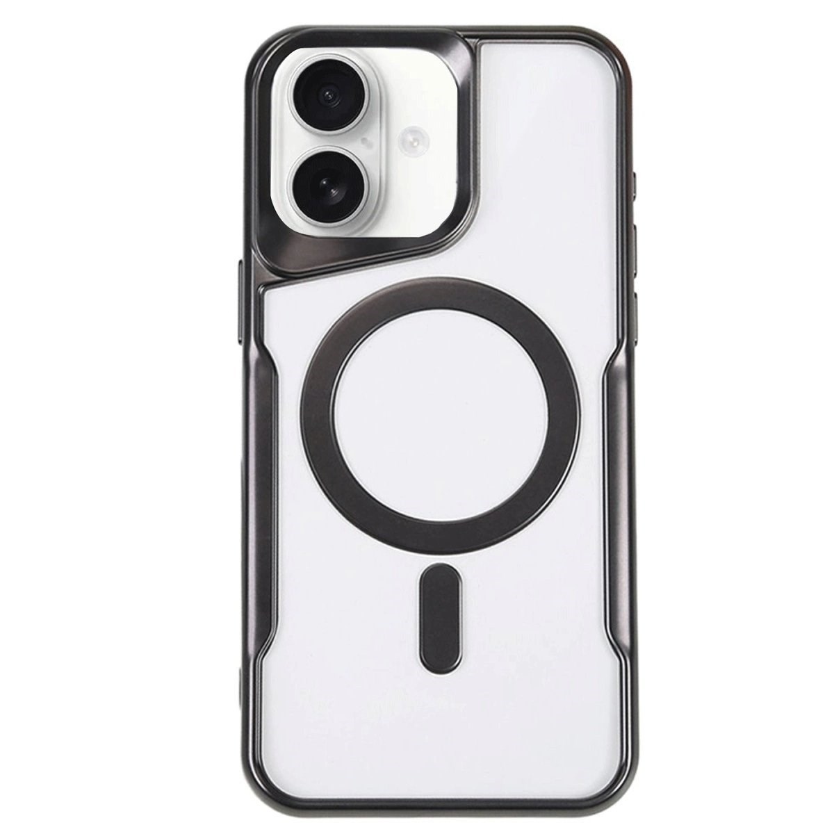 İphone 16 Plus Kılıf Boyi Magsafe Silikon Kapak - Siyah