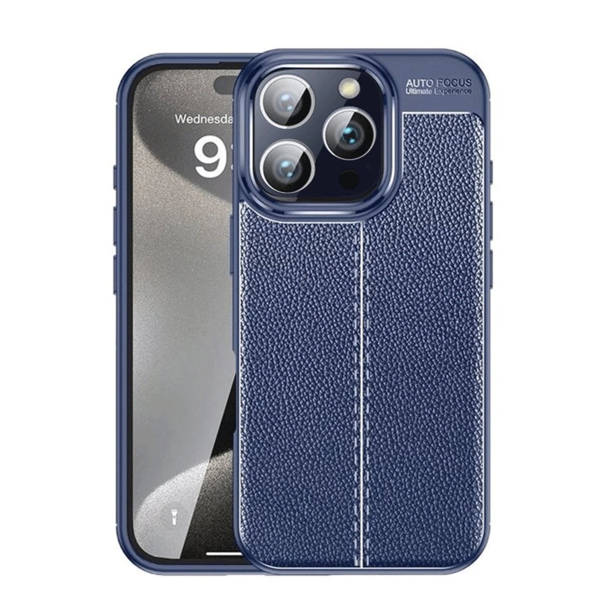 İphone 16 Pro Kılıf Auto Focus Kapak - Lacivert