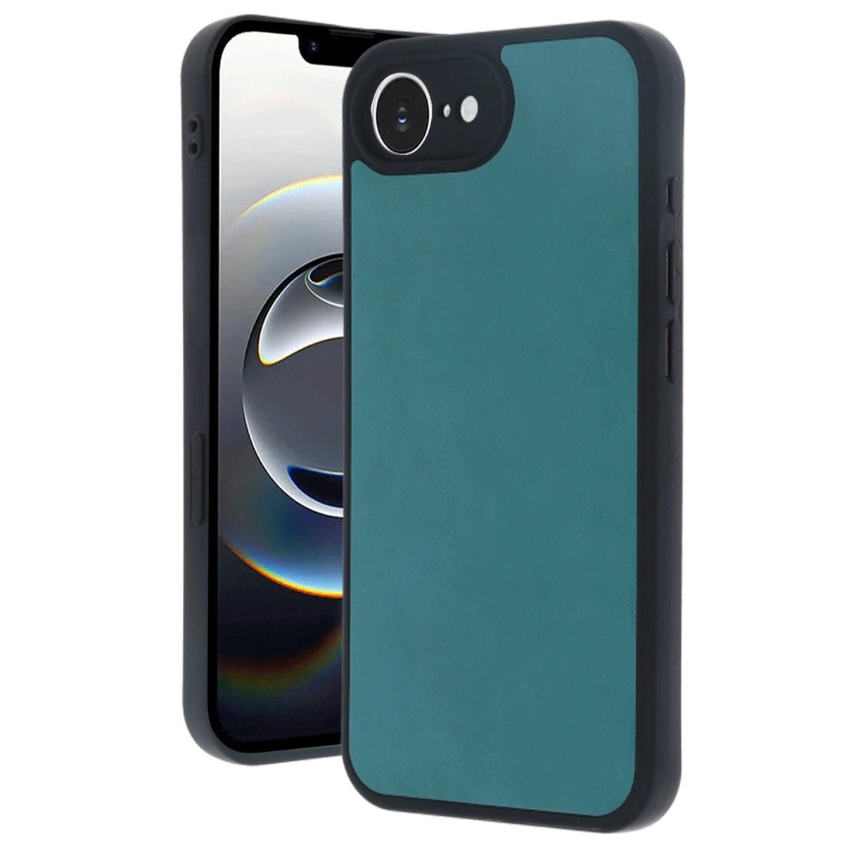 İphone 16e Kılıf Aras Deri Kapak - Açık Yeşil