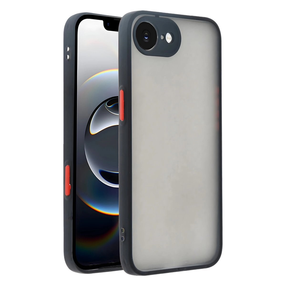 İphone 16e Kılıf Montreal Silikon Kapak - Siyah