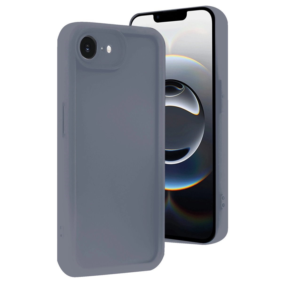 İphone 16e Kılıf Viera Silikon - Gri