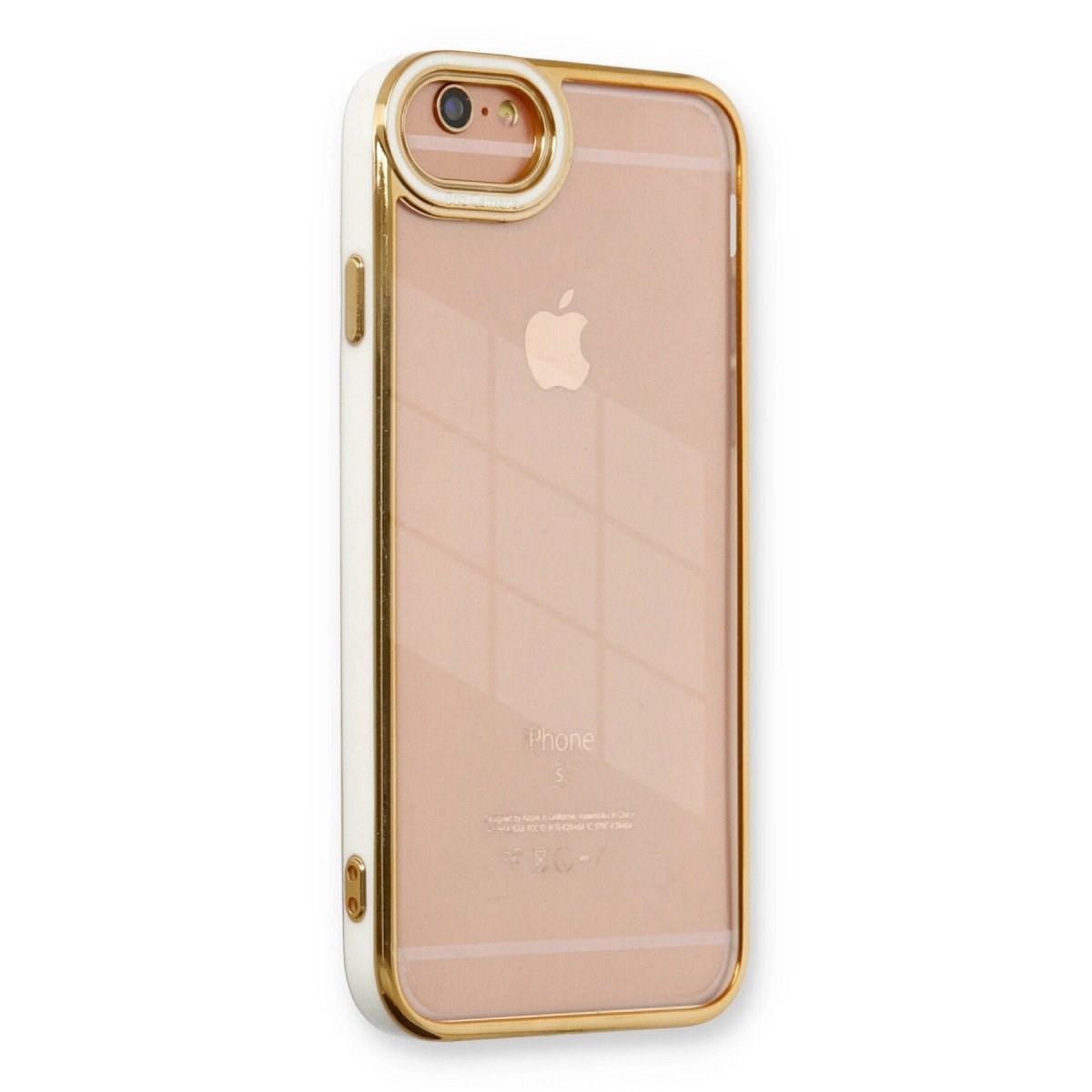 İphone 6 Kılıf Liva Lens Silikon - Beyaz