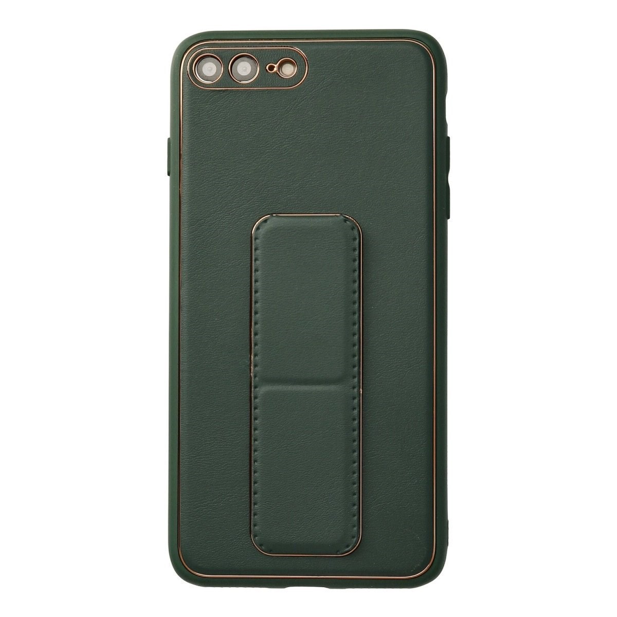 İphone 7 Plus Kılıf Coco Deri Standlı Kapak - Yeşil
