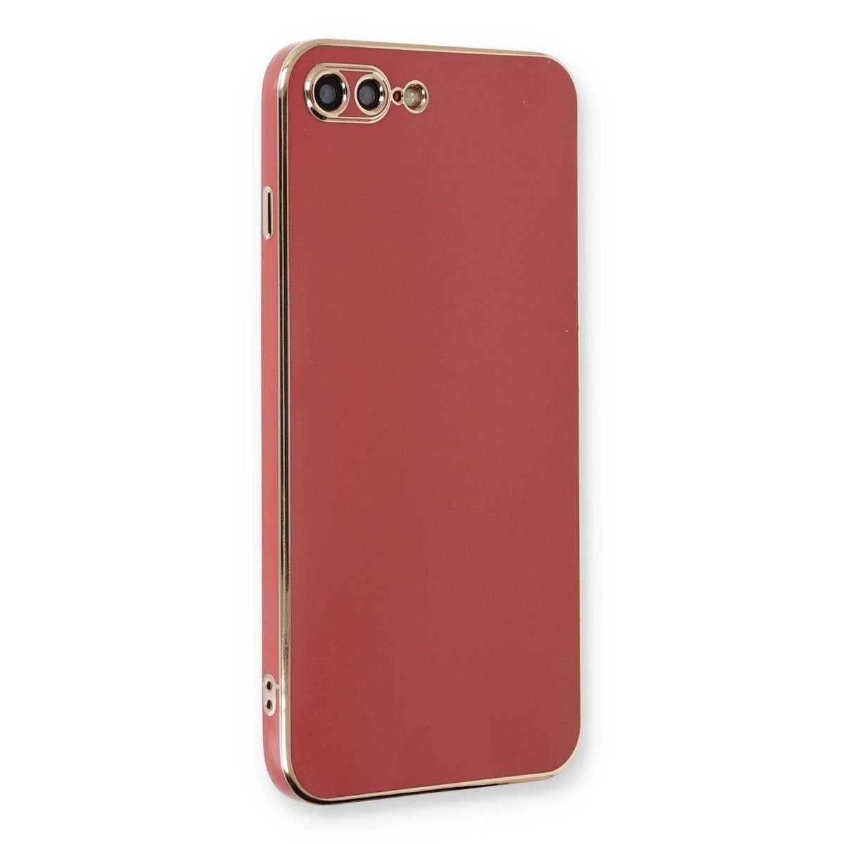 İphone 7 Plus Kılıf Volet Silikon - Kırmızı