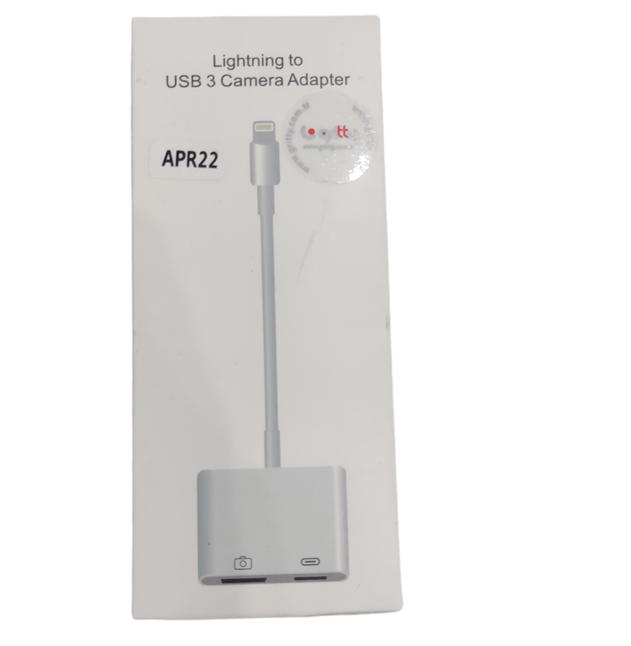 İPHONE LİGHTNİNG'DEN USB VE TYPE-C  DÖNÜŞTÜRÜCÜ APR22