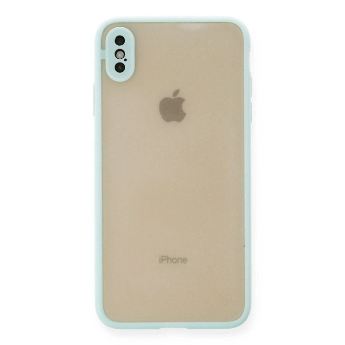 İphone X Kılıf Montreal Silikon Kapak - Turkuaz