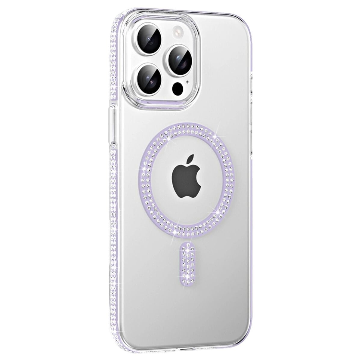 Joko Apple İphone 14 Pro Max Move Taşlı Magsafe Kapak - Lila