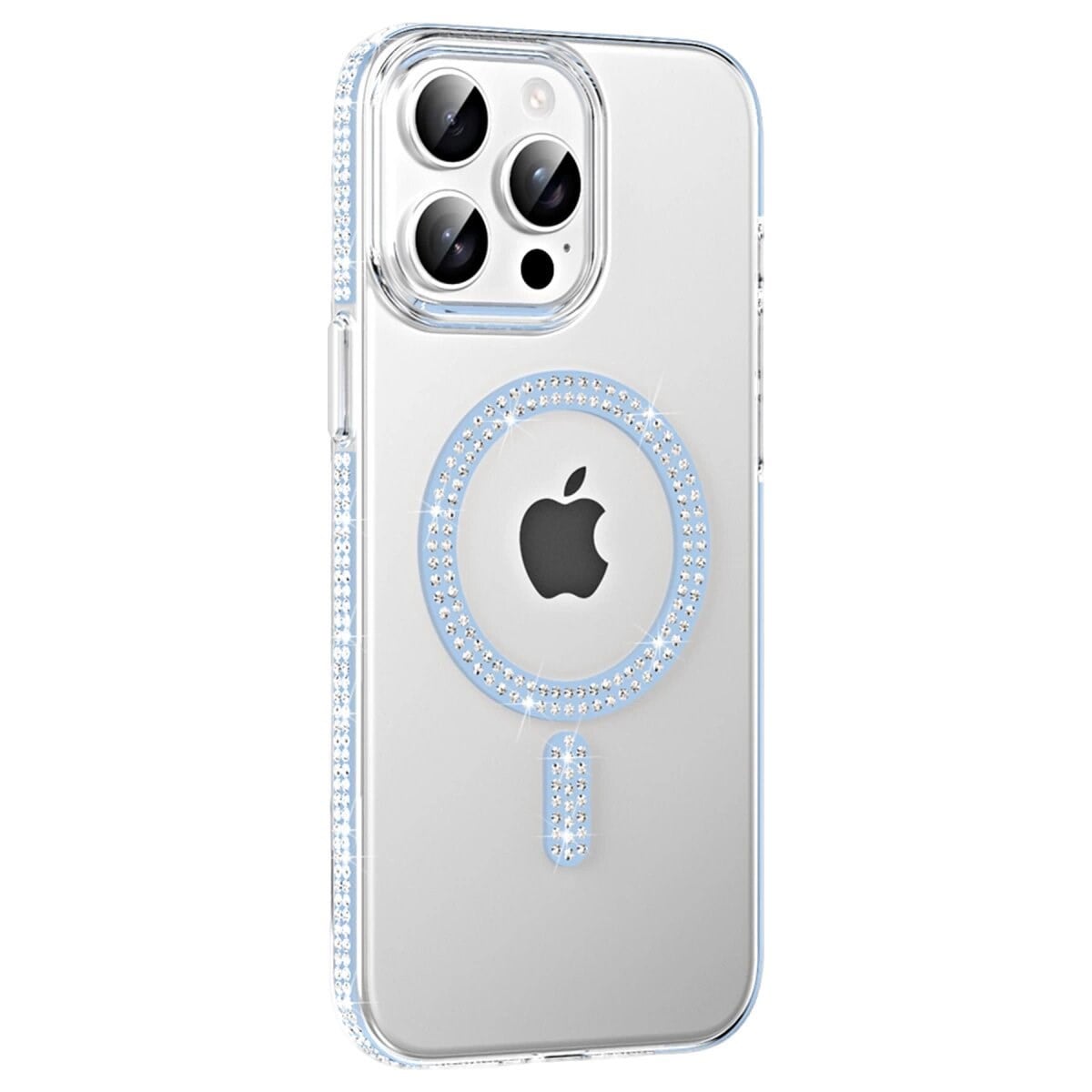 Joko Apple İphone 14 Pro Max Move Taşlı Magsafe Kapak - Mavi