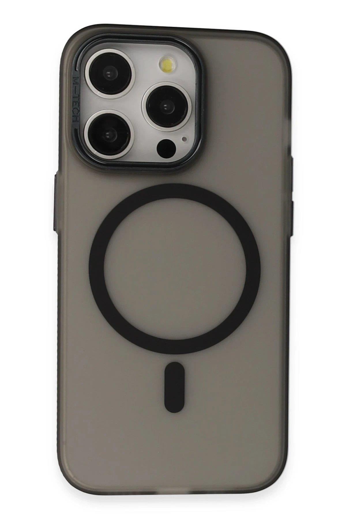 Joko iPhone 14 Pro Frost Standlı Magsafe Kapak - Siyah