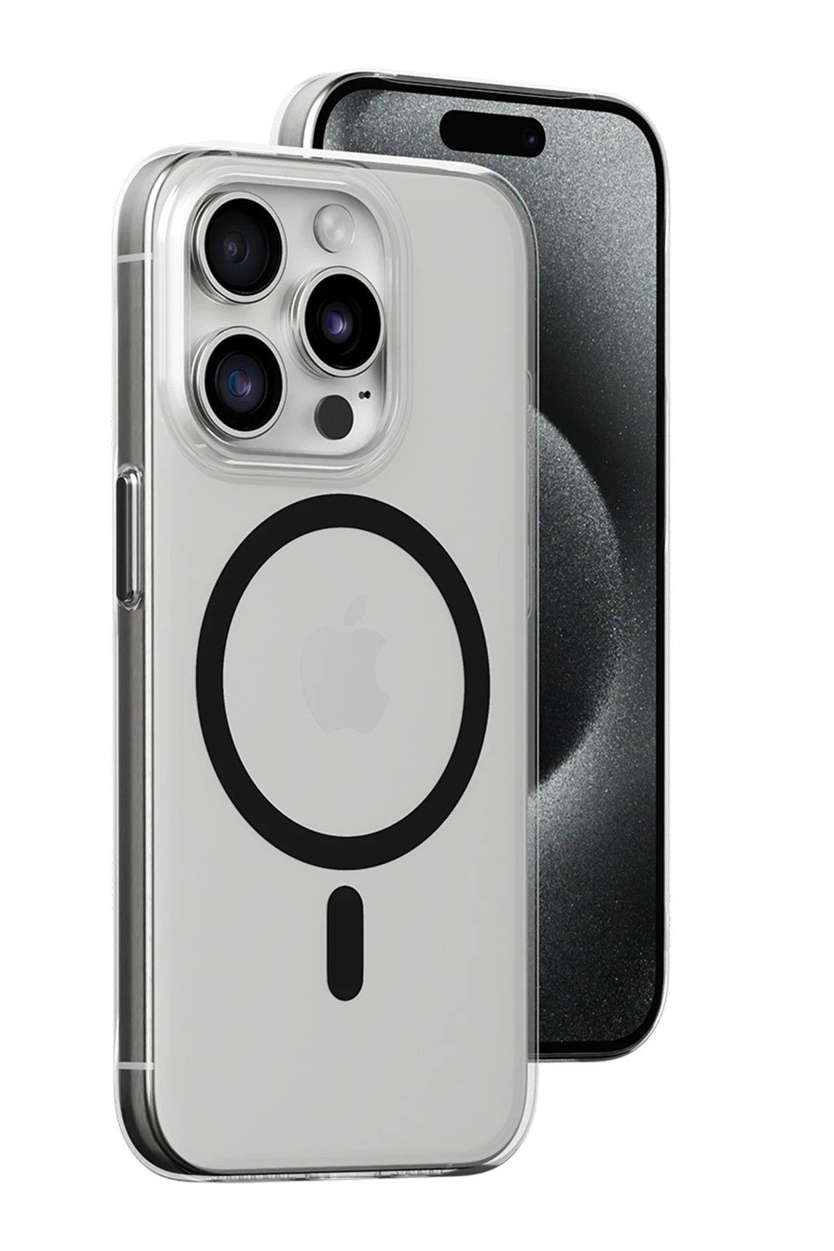 Joko iPhone 14 Pro Max Kılıf Bubble Magsafe Kapak - Siyah