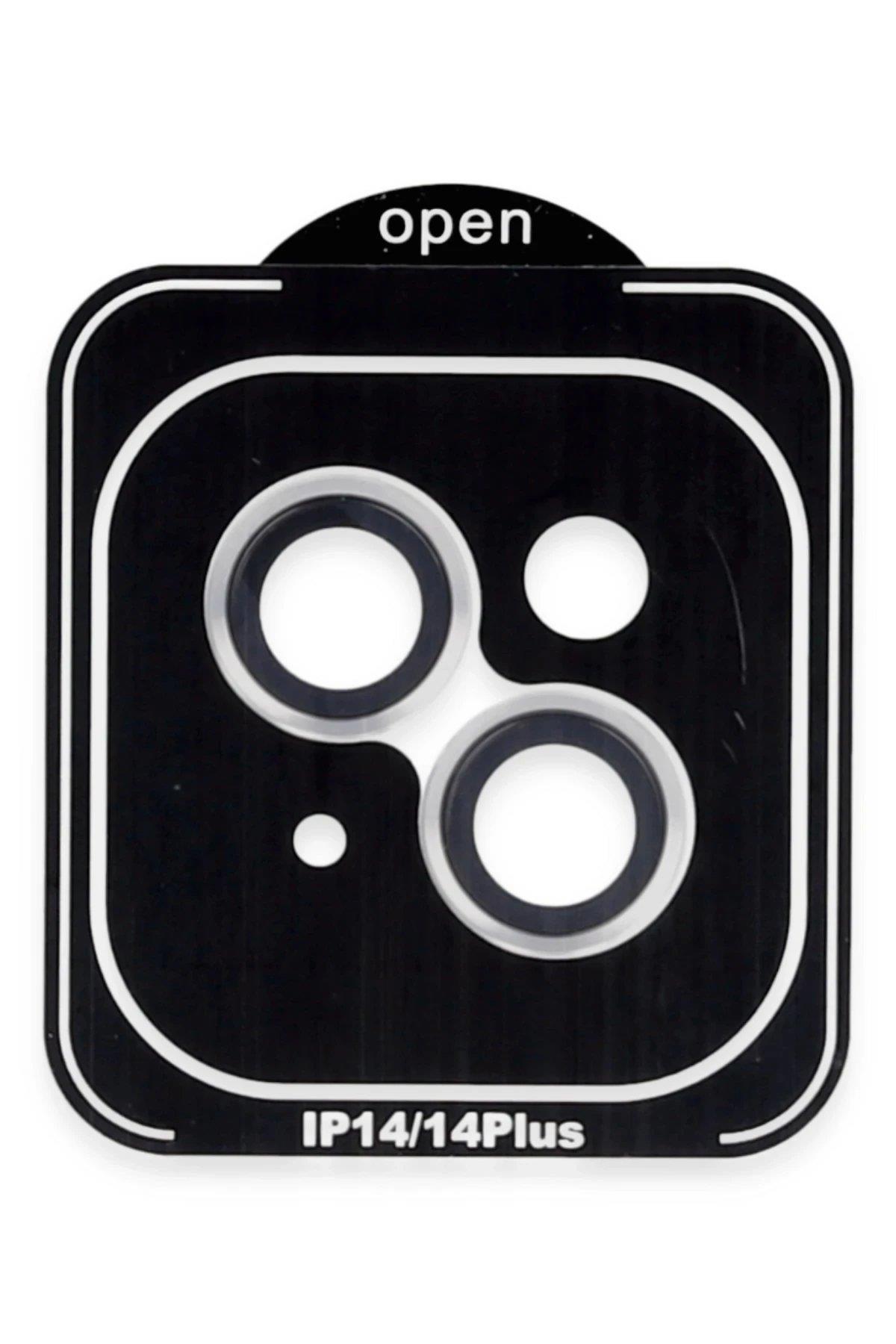 Joko iPhone 14 PVD Metal Kamera Lens - Gümüş