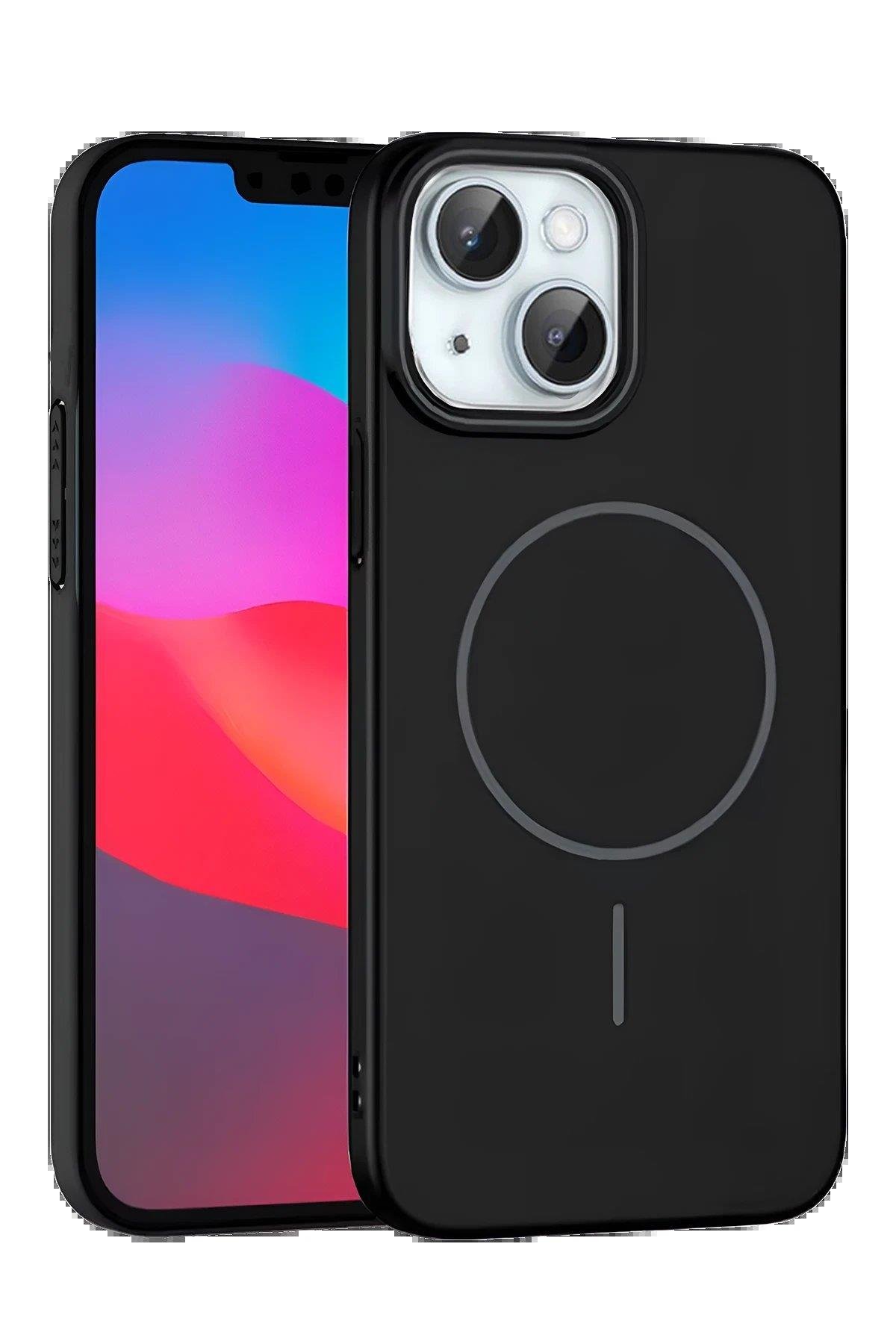 Joko iPhone 15 Broş Magsafe Kapak - Siyah