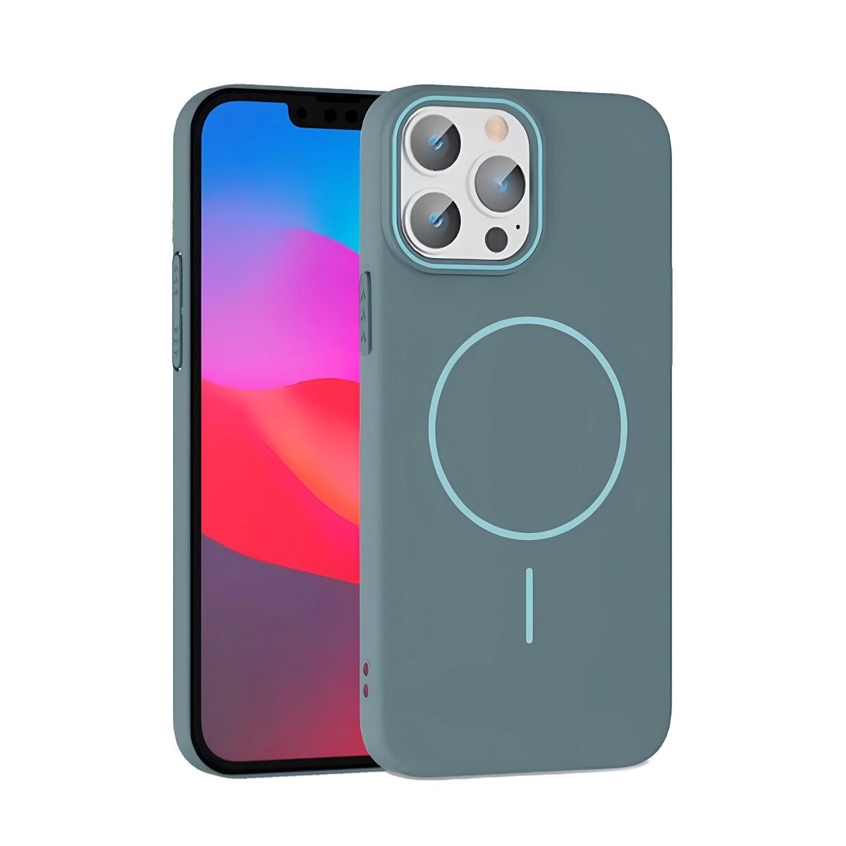 Joko İphone 15 Pro Max Broş Magsafe Kapak - Turkuaz