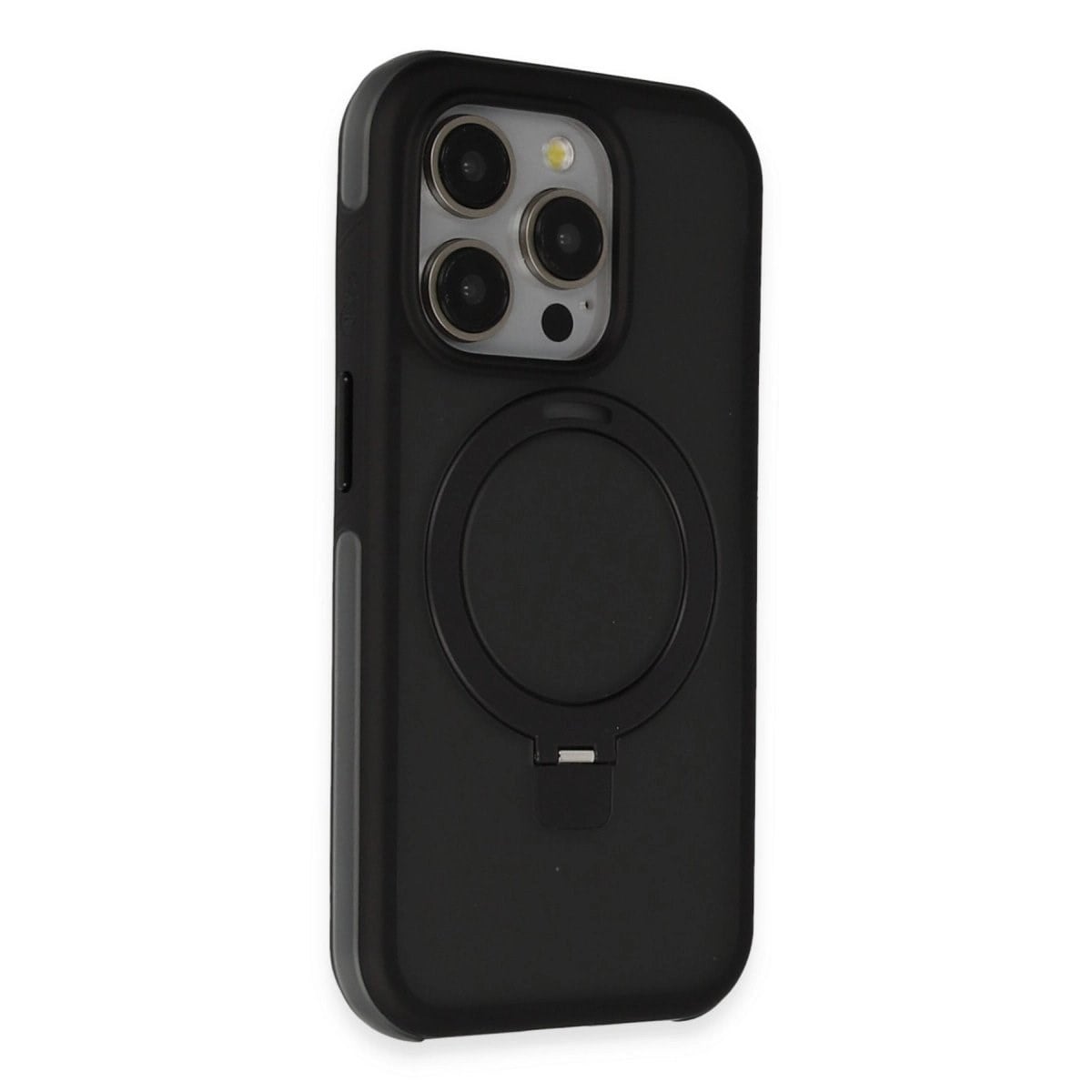 Joko İphone 15 Pro Max Zorda Airbag Magsafe Standlı Kapak - Siyah