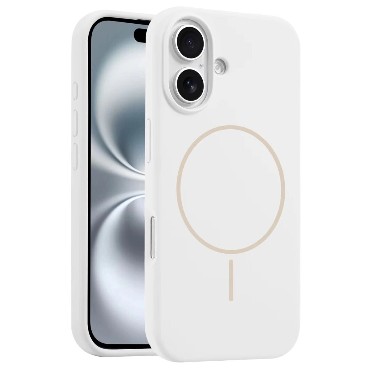 Joko İphone 16 Plus Kılıf Jully Magsafe Kapak - Beyaz