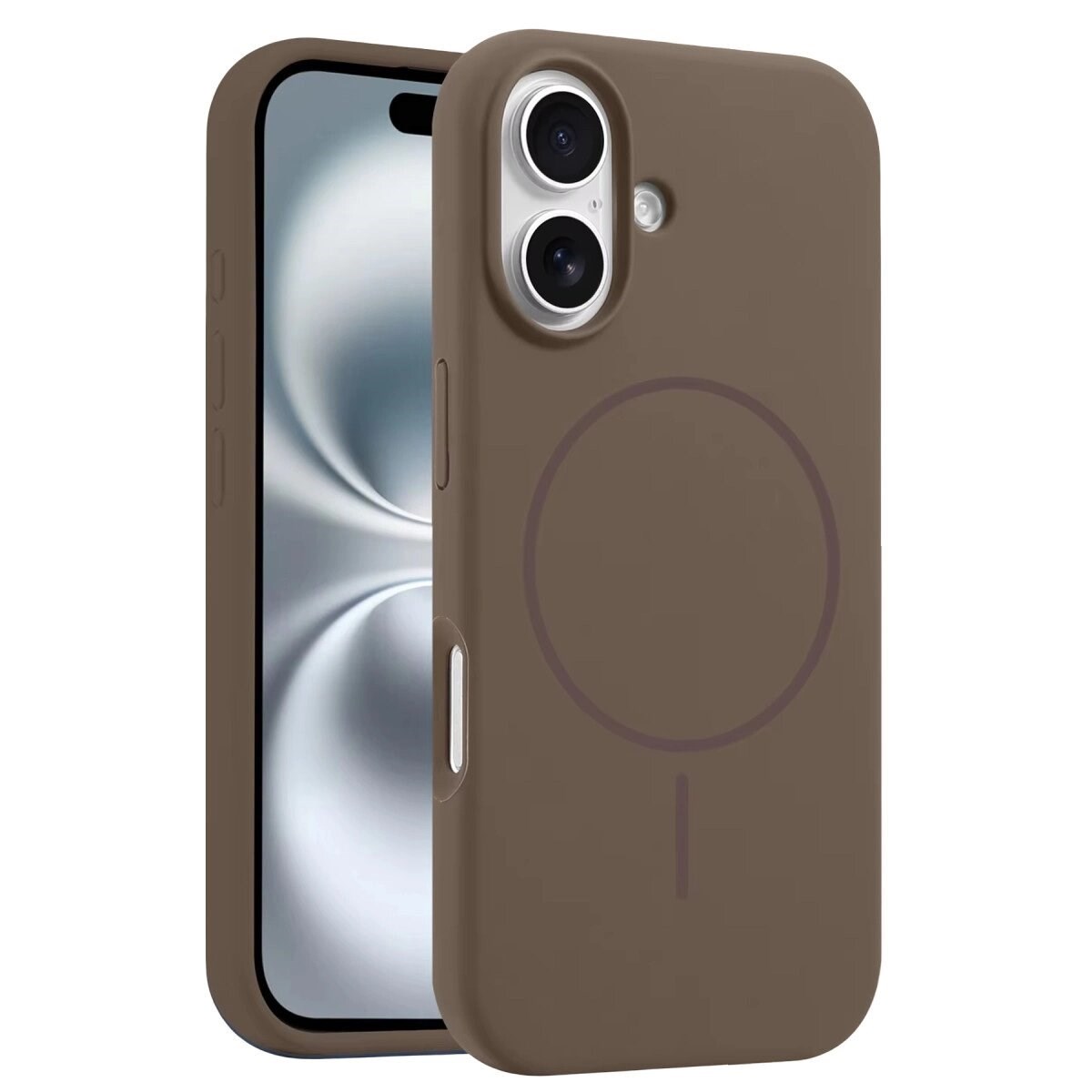 Joko İphone 16 Plus Kılıf Jully Magsafe Kapak - Kahverengi