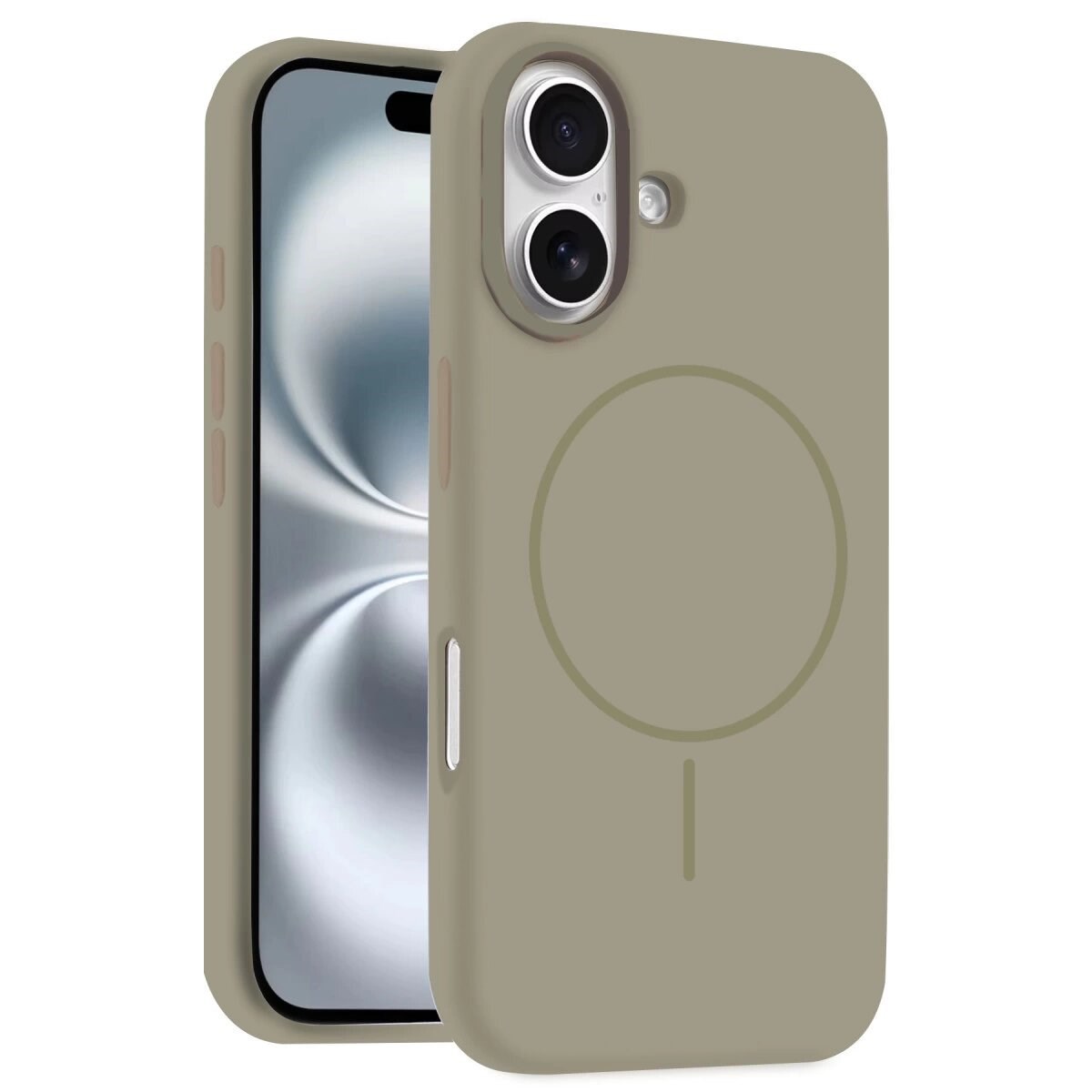 Joko İphone 16 Plus Kılıf Jully Magsafe Kapak - Çöl Titanyum